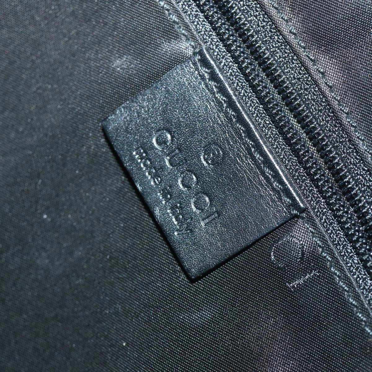 GUCCI Shoulder Bag Leather Black 001 3812  am5115