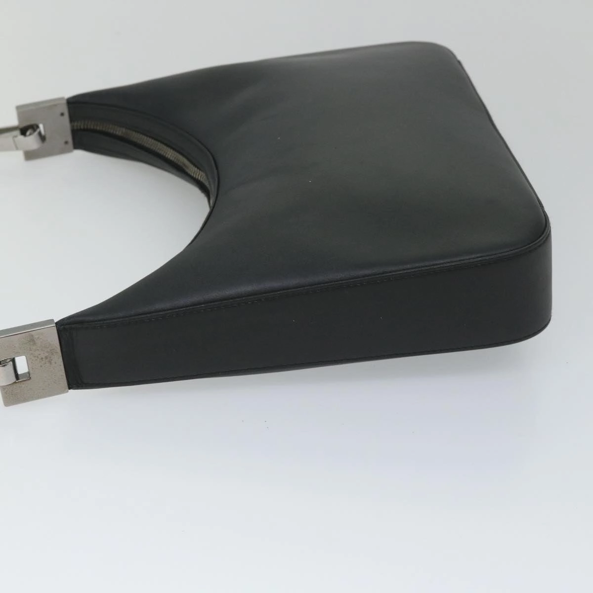 GUCCI Shoulder Bag Leather Black 001 3812  am5115