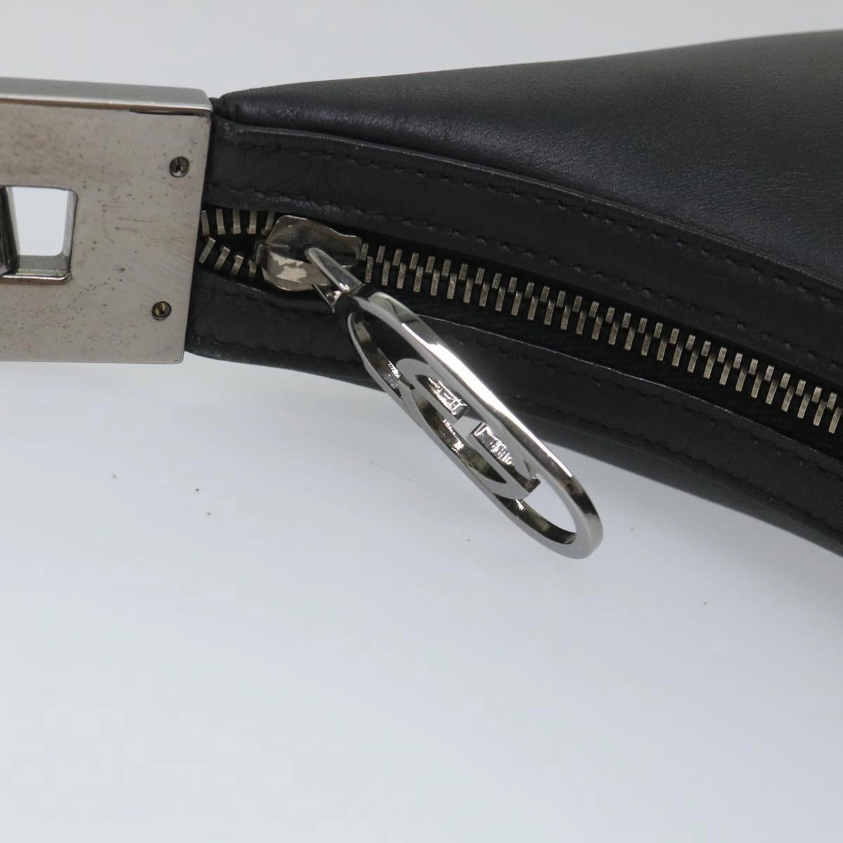 GUCCI Shoulder Bag Leather Black 001 3812  am5115