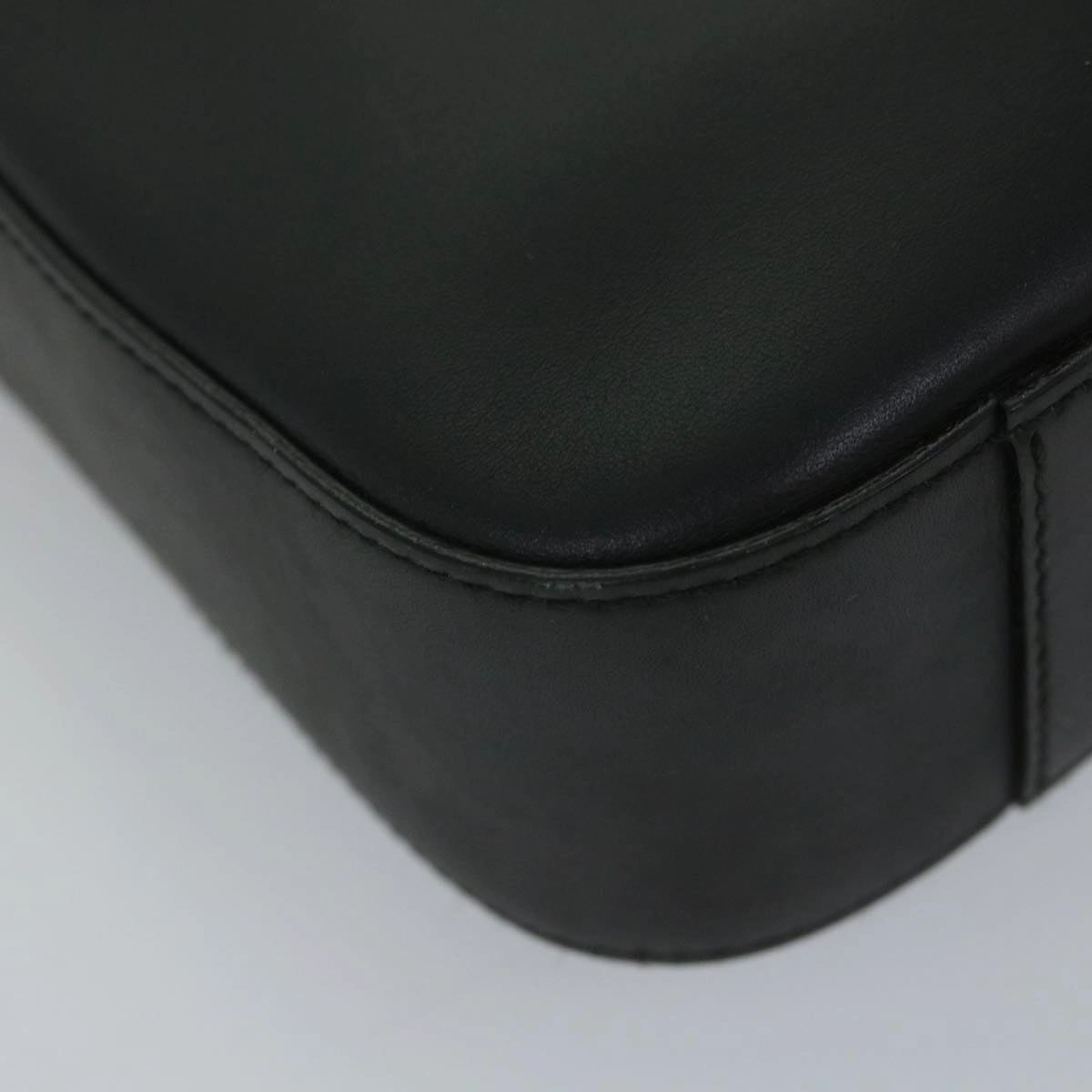 GUCCI Shoulder Bag Leather Black 001 3812  am5115