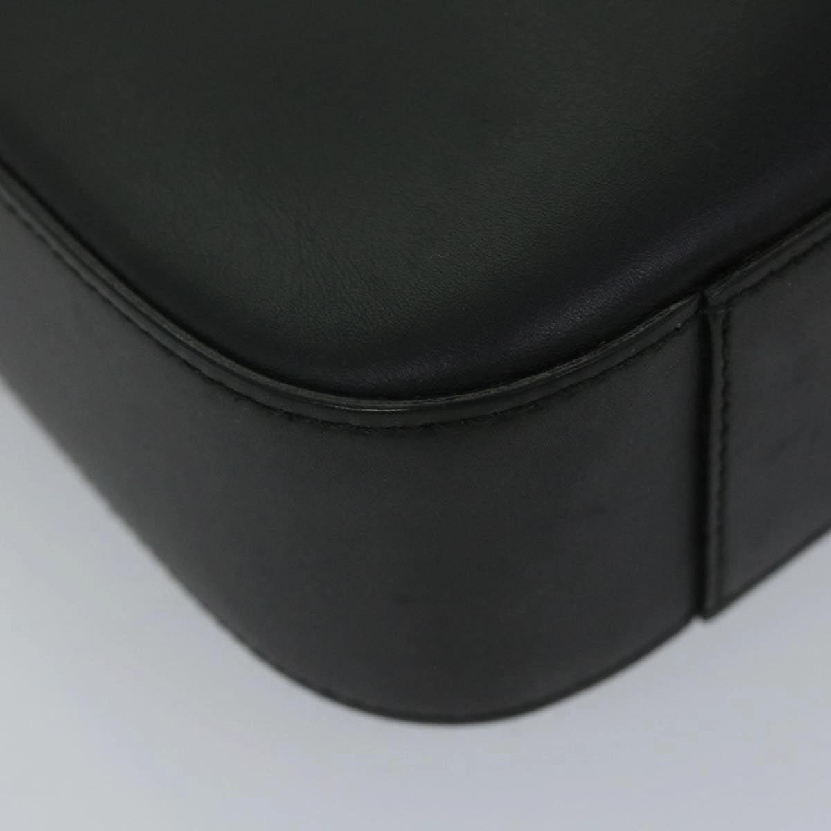 GUCCI Shoulder Bag Leather Black 001 3812  am5115