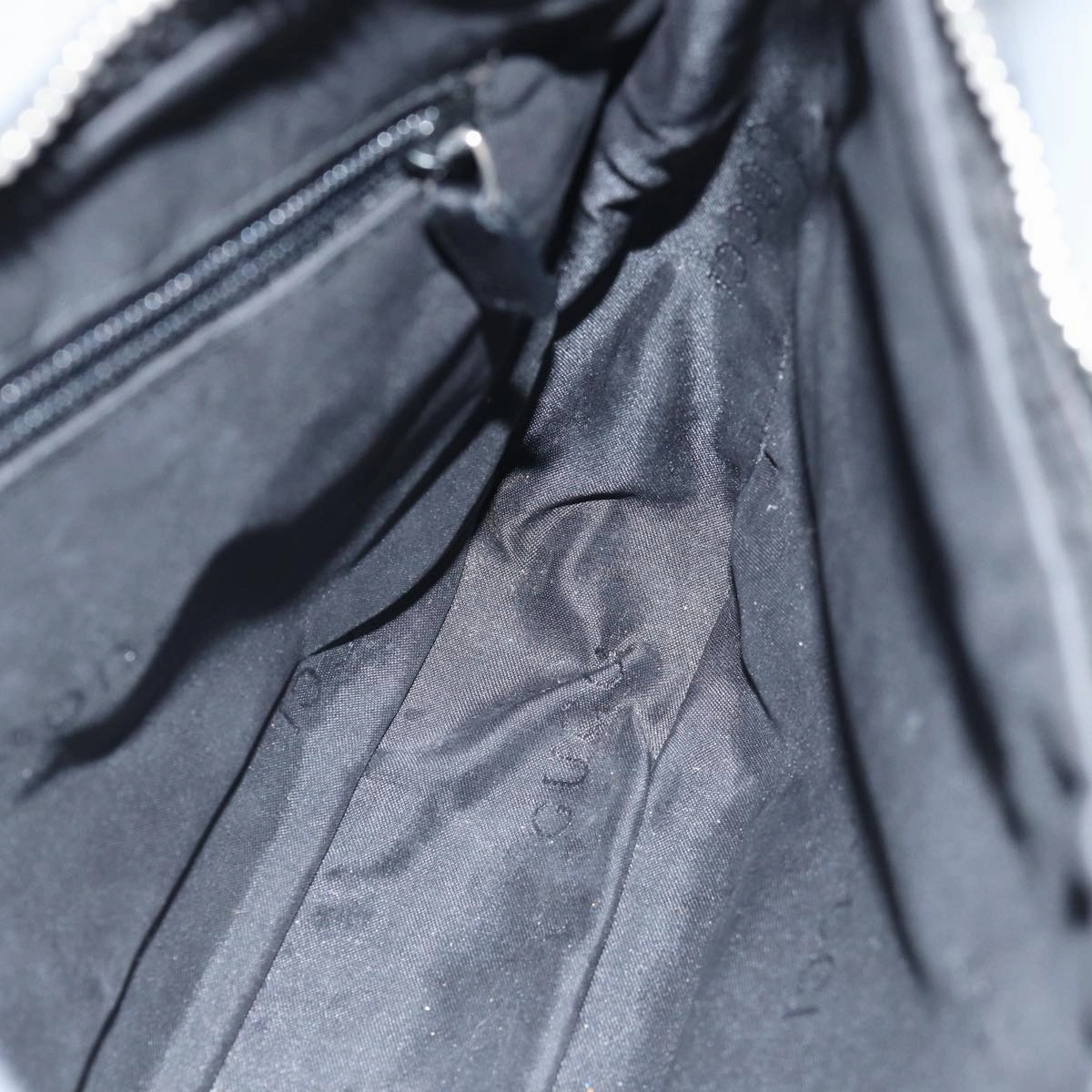 GUCCI Shoulder Bag Leather Black 001 3812  bs15261