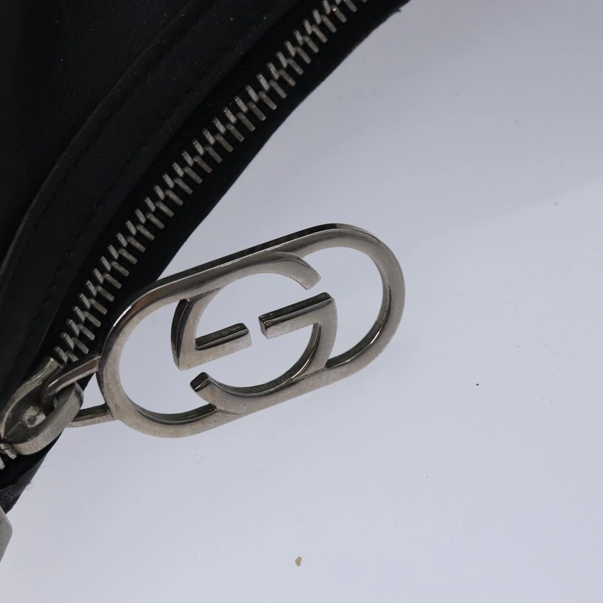 GUCCI Shoulder Bag Leather Black 001 3812  bs15261