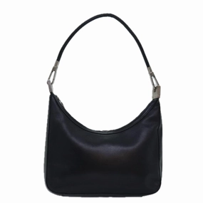 GUCCI Shoulder Bag Leather Black 001 3812  bs15261