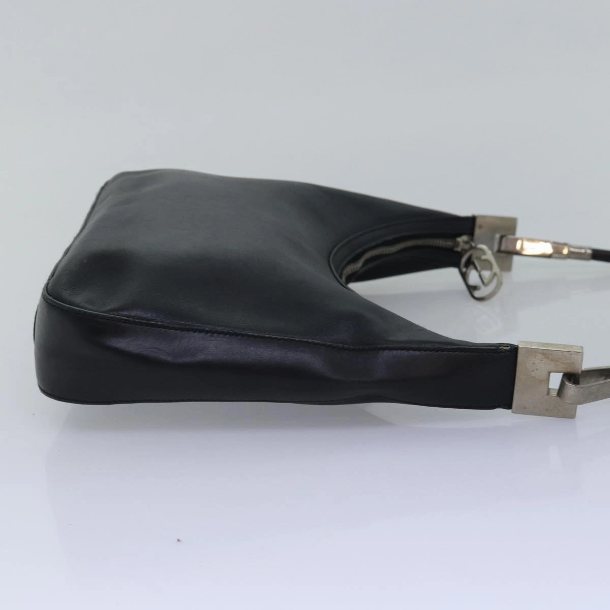 GUCCI Shoulder Bag Leather Black 001 3812  bs15261