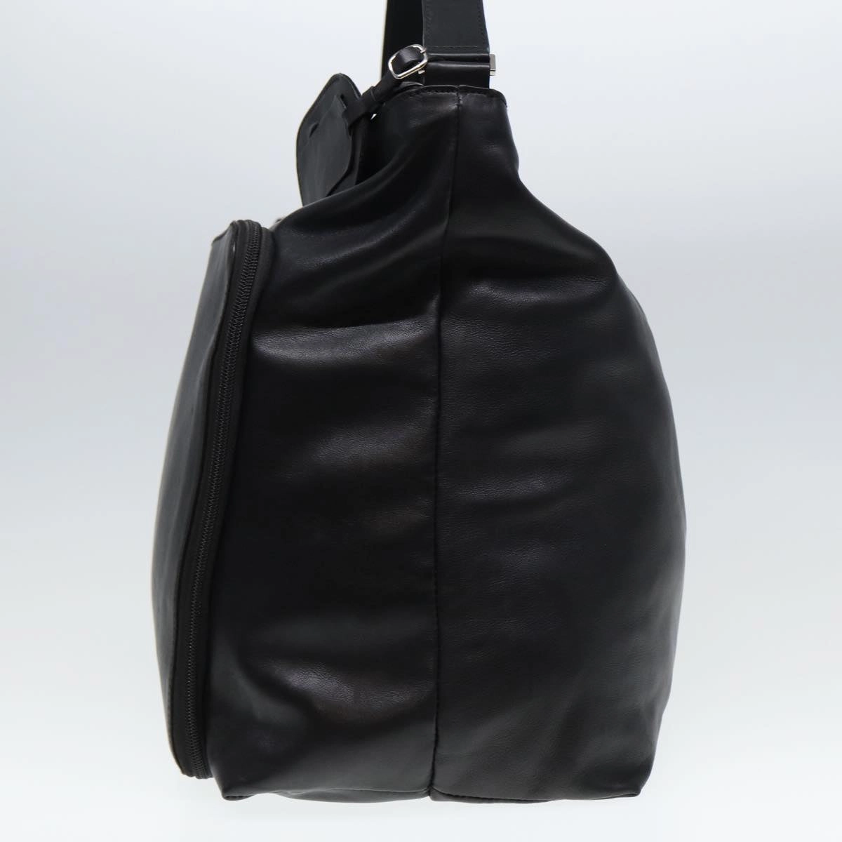 GUCCI Shoulder Bag Leather Black  fm3542