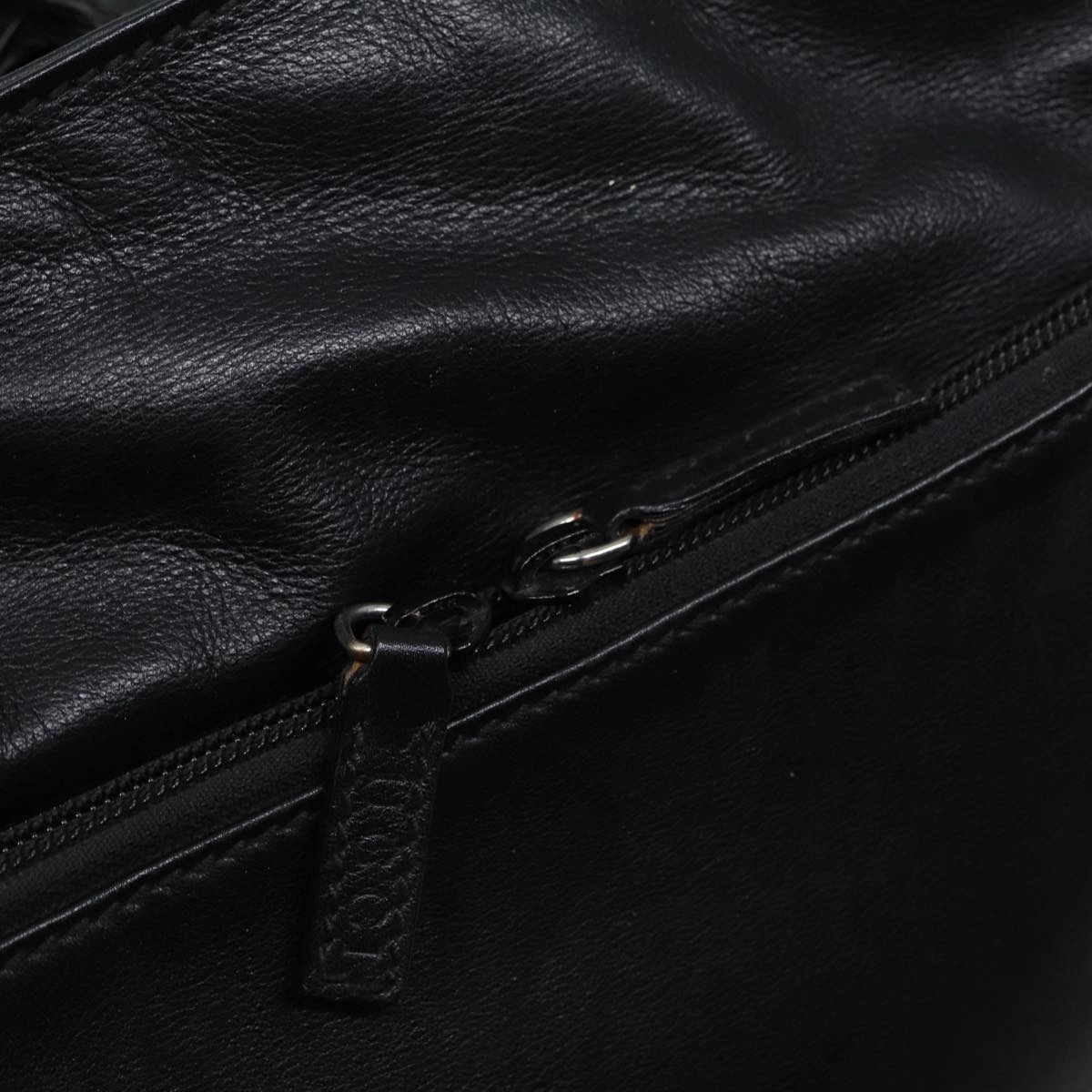 GUCCI Shoulder Bag Leather Black  fm3542
