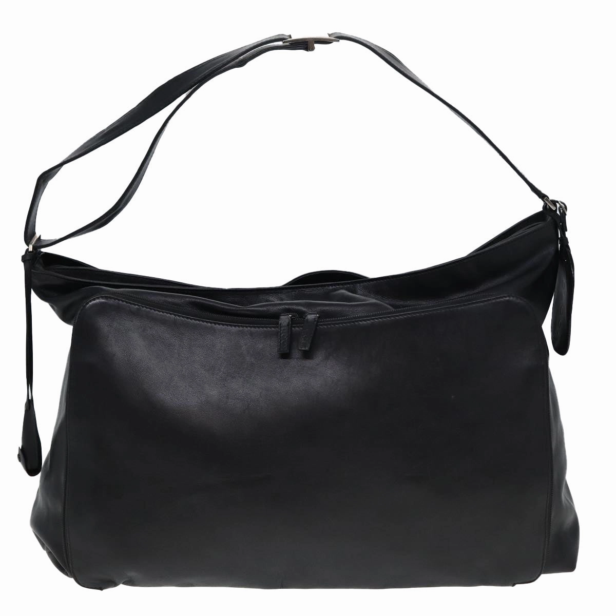 GUCCI Shoulder Bag Leather Black  fm3542