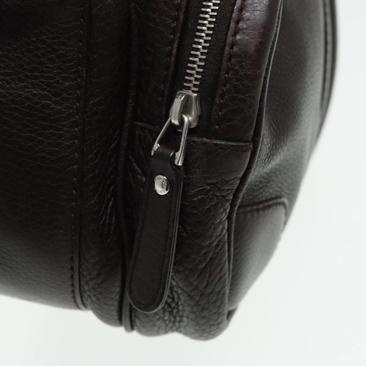 GUCCI Shoulder Bag Leather Brown 232599  bs16406