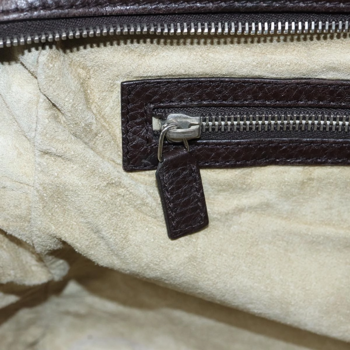 GUCCI Shoulder Bag Leather Brown 232599  bs16406