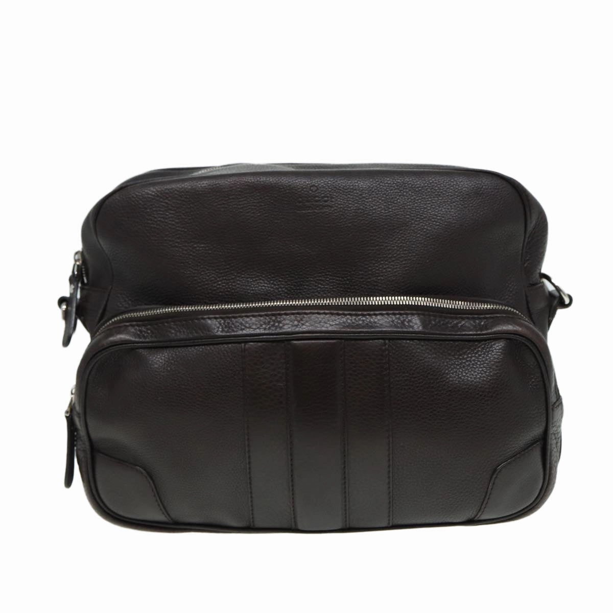 GUCCI Shoulder Bag Leather Brown 232599  bs16406