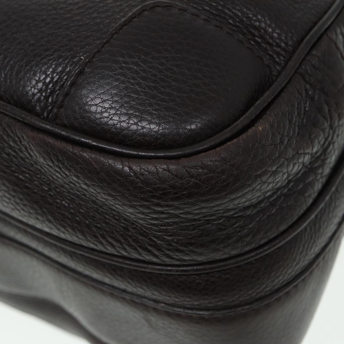 GUCCI Shoulder Bag Leather Brown 232599  bs16406