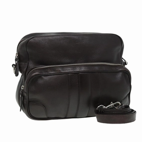 GUCCI Shoulder Bag Leather Brown 232599  bs16406
