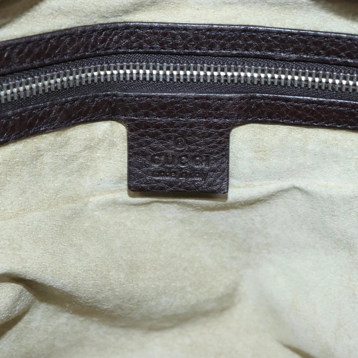 GUCCI Shoulder Bag Leather Brown 232599  bs16406