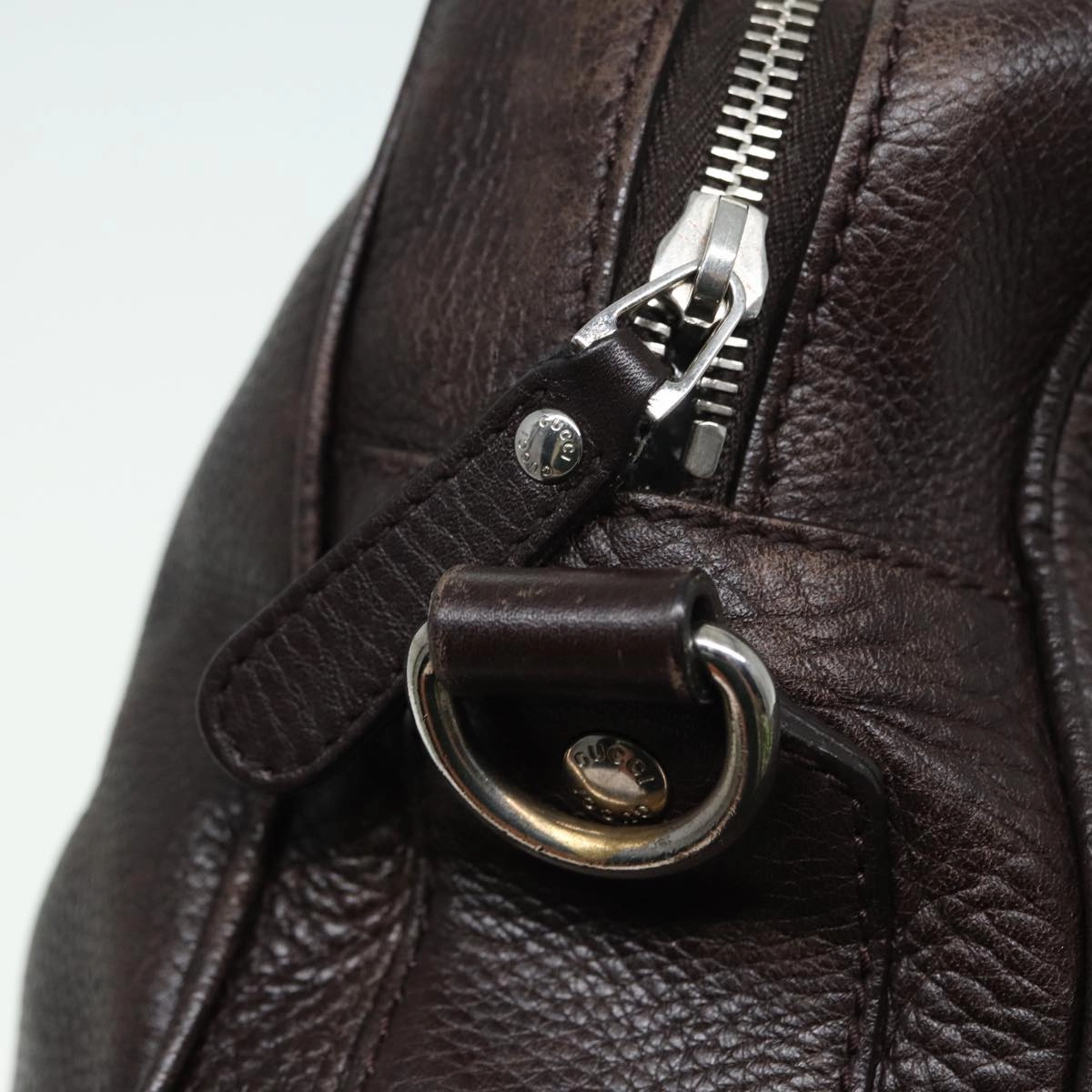 GUCCI Shoulder Bag Leather Brown 232599  bs16406