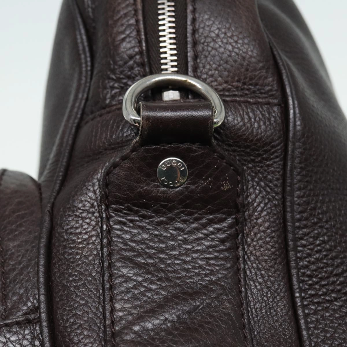 GUCCI Shoulder Bag Leather Brown 232599  bs16406