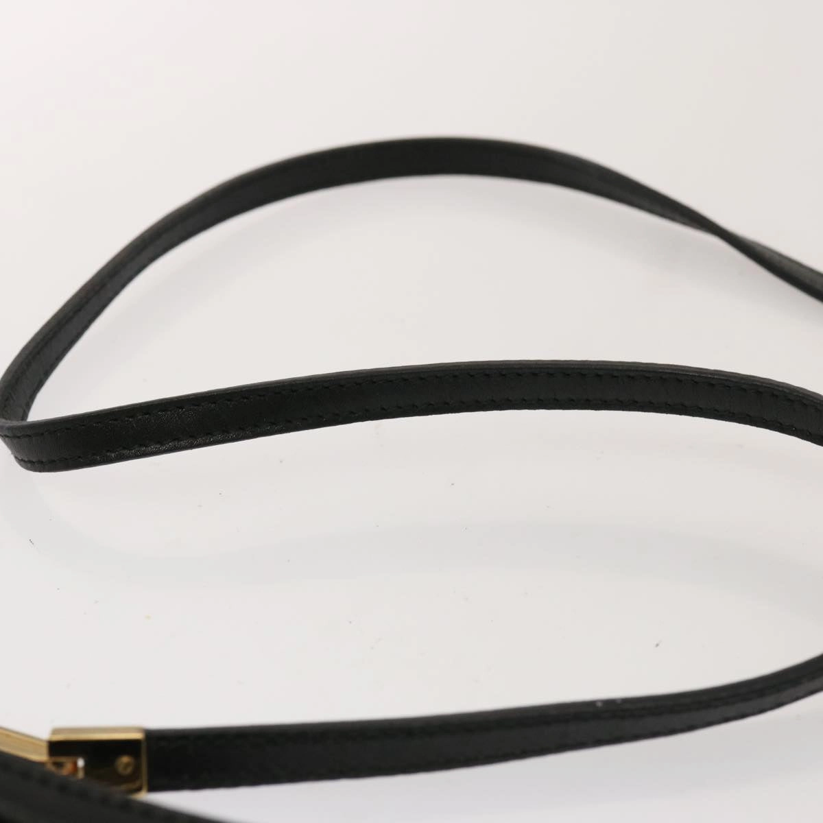 GUCCI Shoulder Bag Suede Black 001 4115  76397