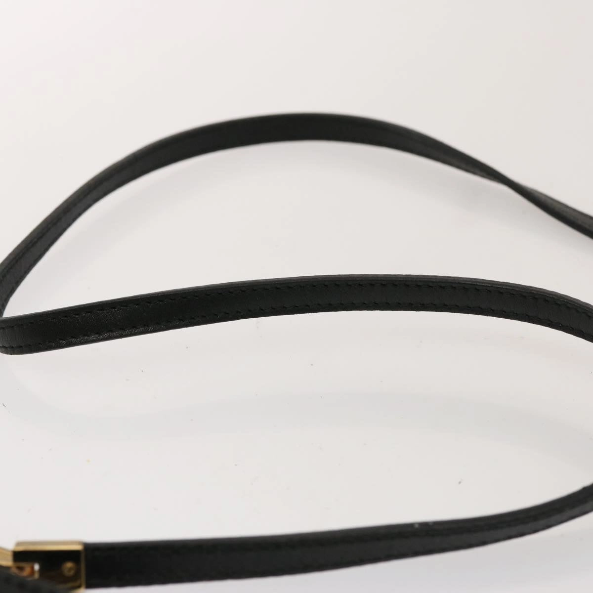GUCCI Shoulder Bag Suede Black 001 4115  76397