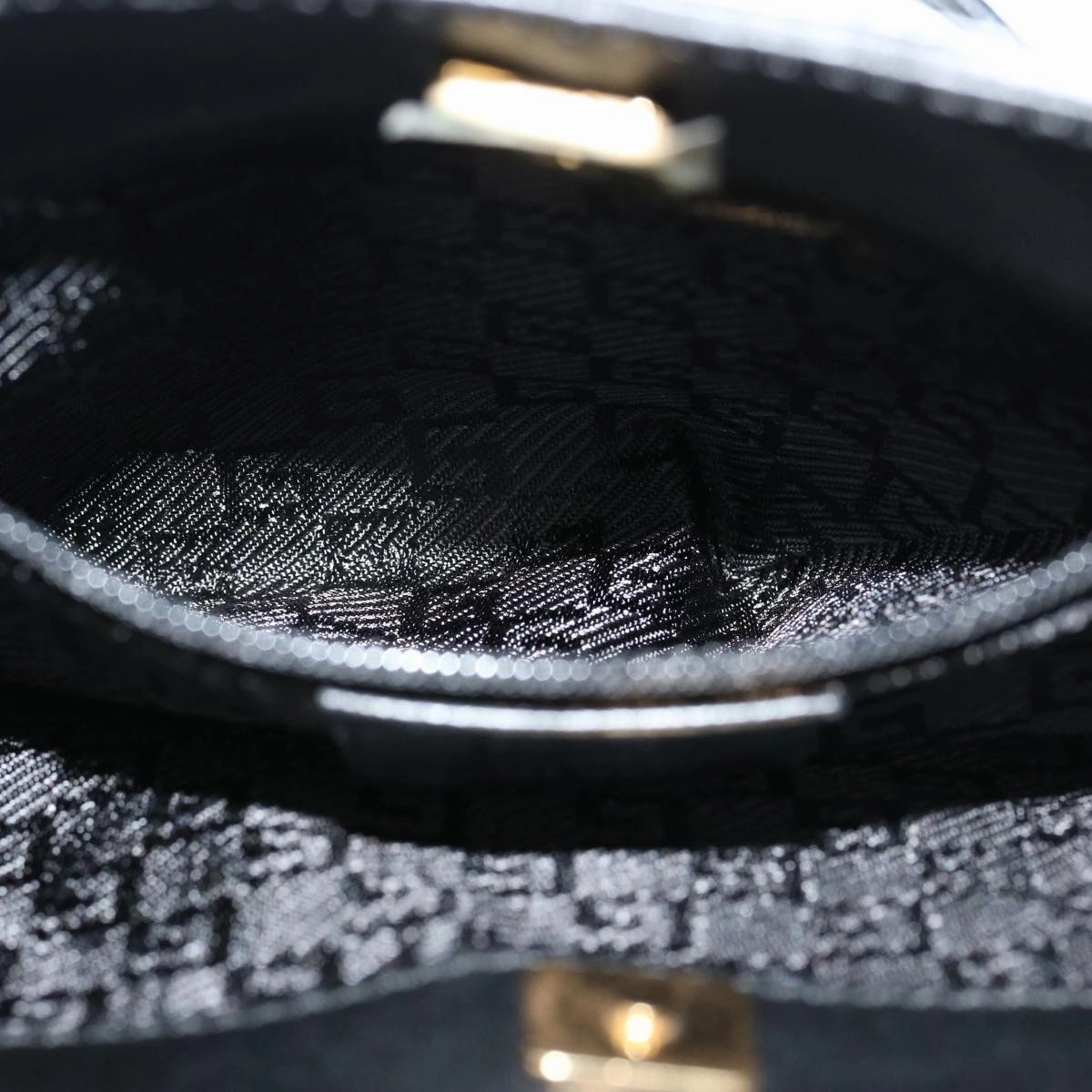 GUCCI Shoulder Bag Suede Black 001 4115  76397