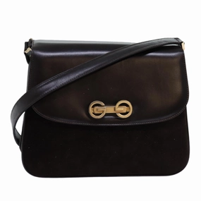 GUCCI Shoulder Bag Suede Leather Brown  ep4243