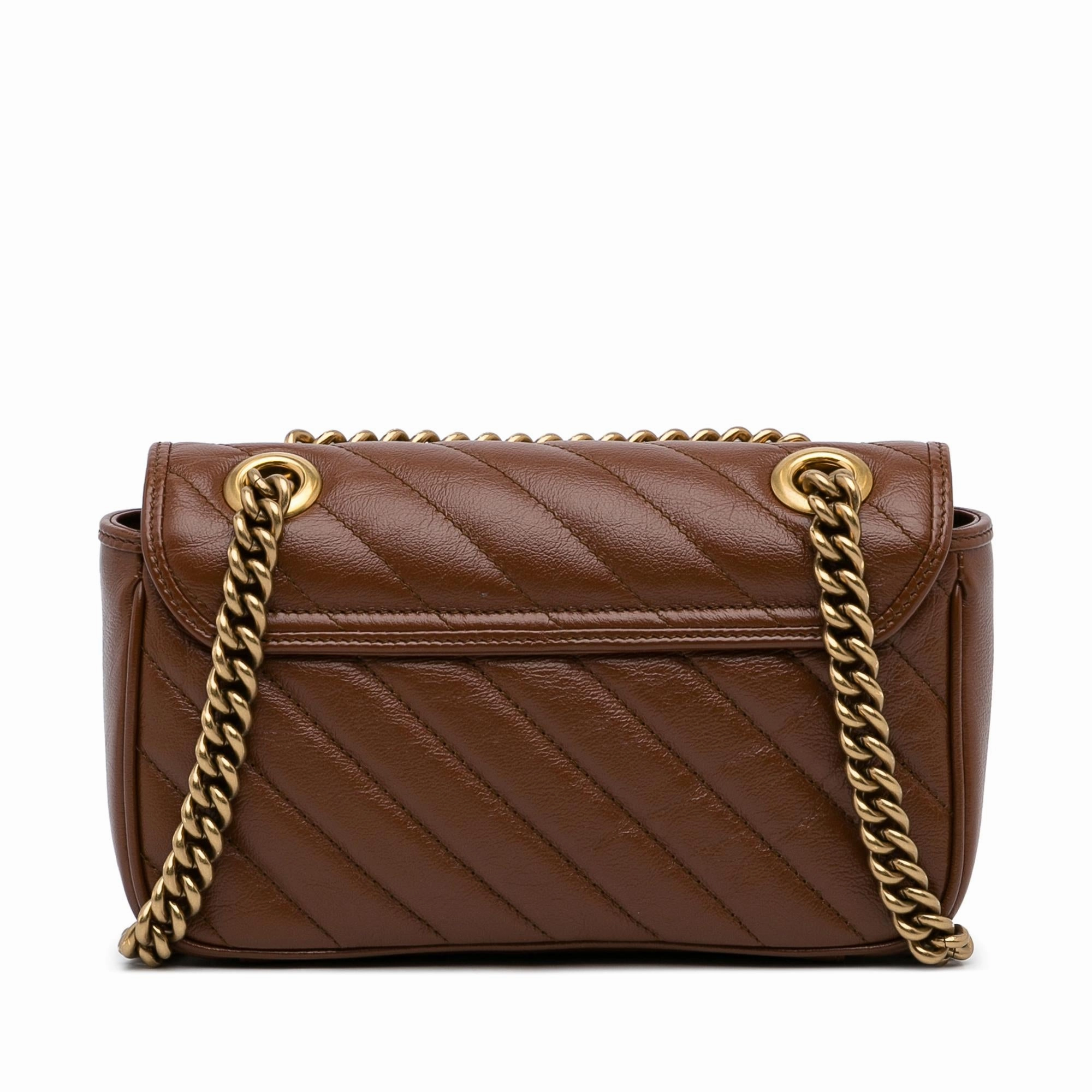 Gucci Small GG Marmont Diagonal Shoulder Bag (SHG-pZxZ1I)