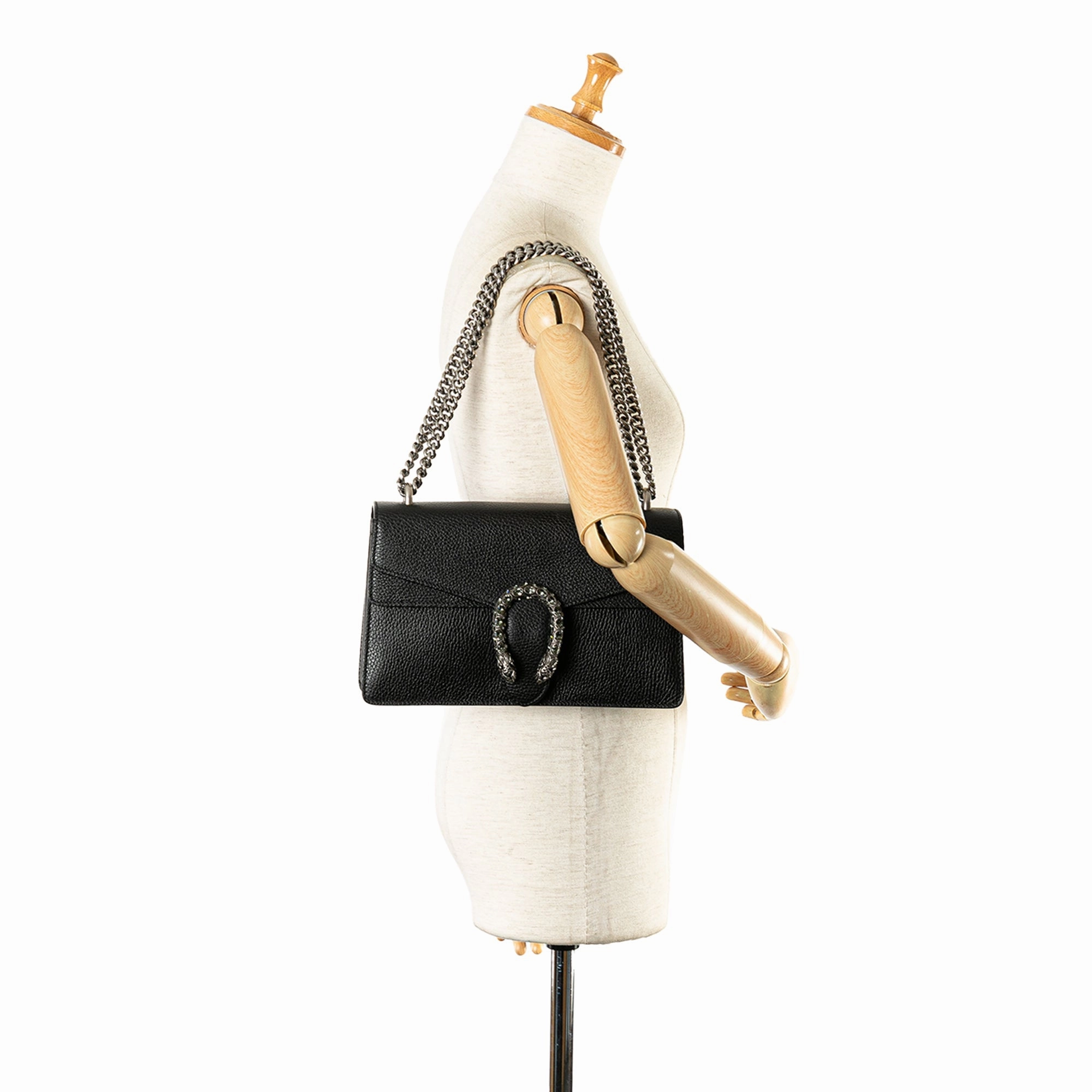 Gucci Small Leather Dionysus Shoulder Bag (22747)