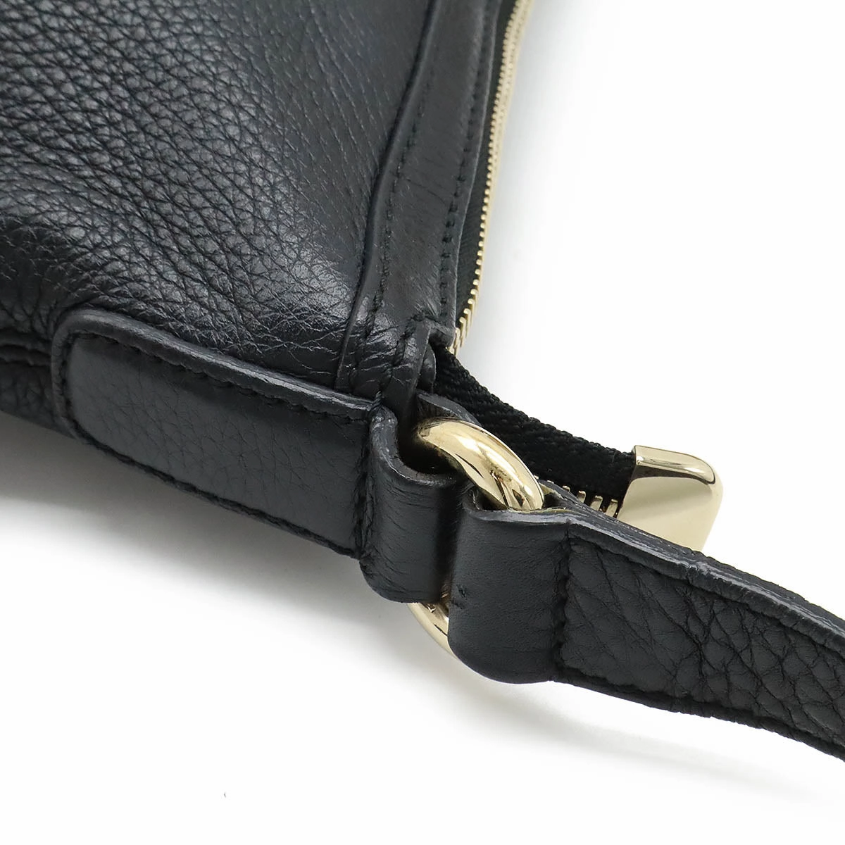 Gucci Soho Leather Shoulder Bag Black