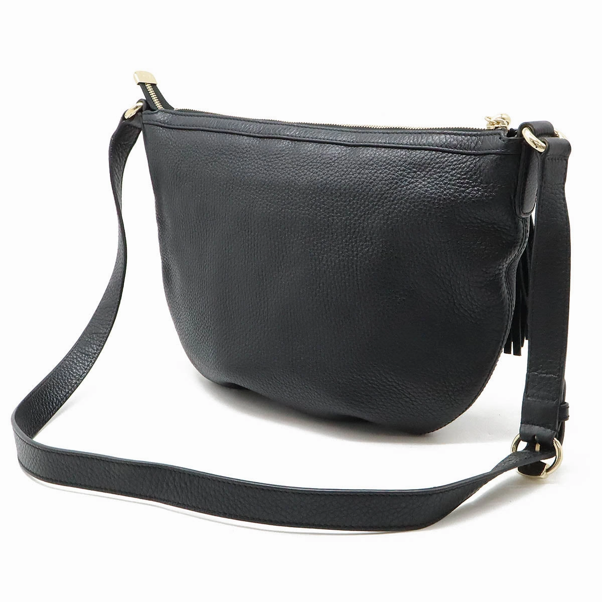 Gucci Soho Leather Shoulder Bag Black