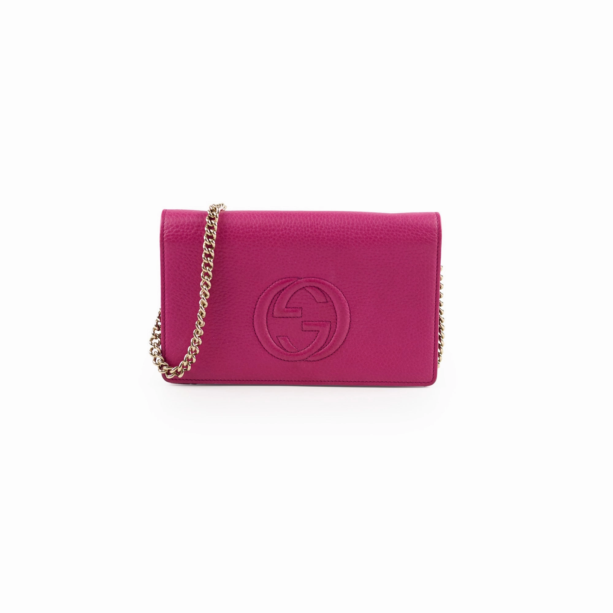 Gucci Soho Wallet on Chain Purple Bag