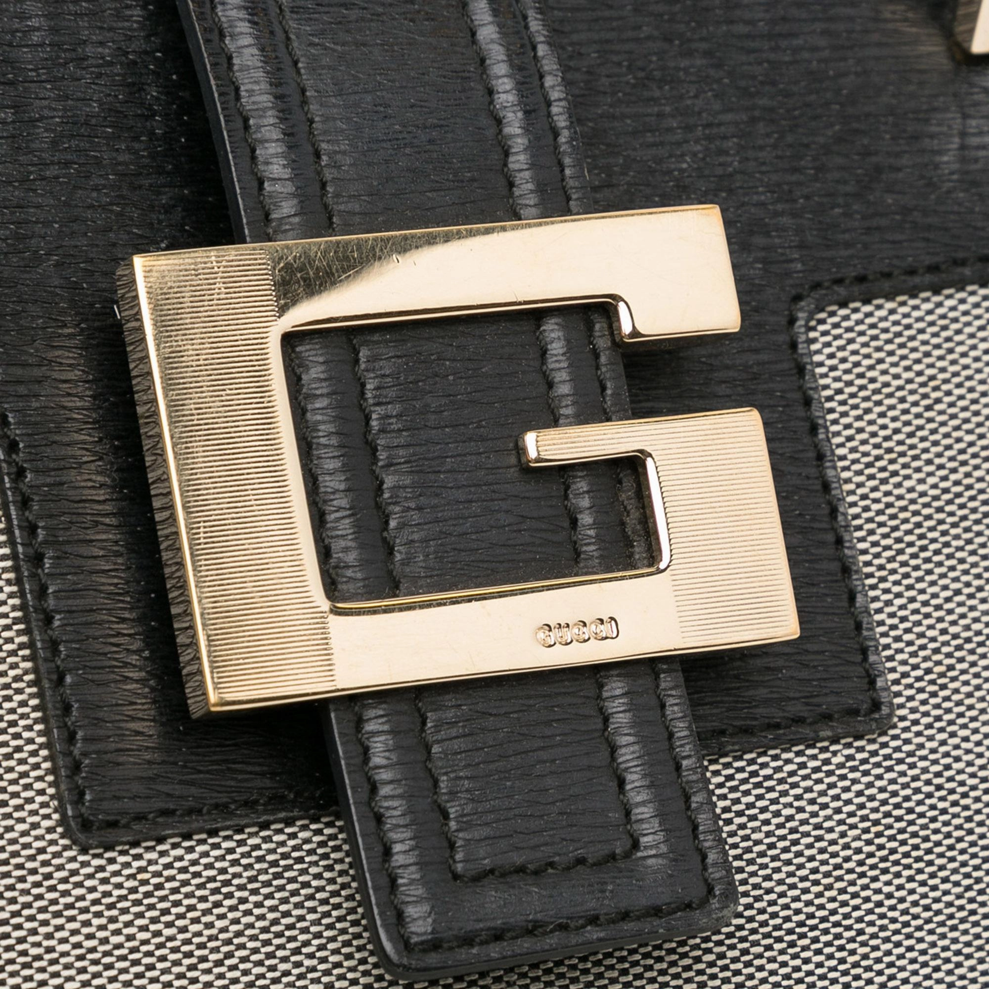 Gucci Square G Canvas Shoulder Bag (SHG-FHbYlb)
