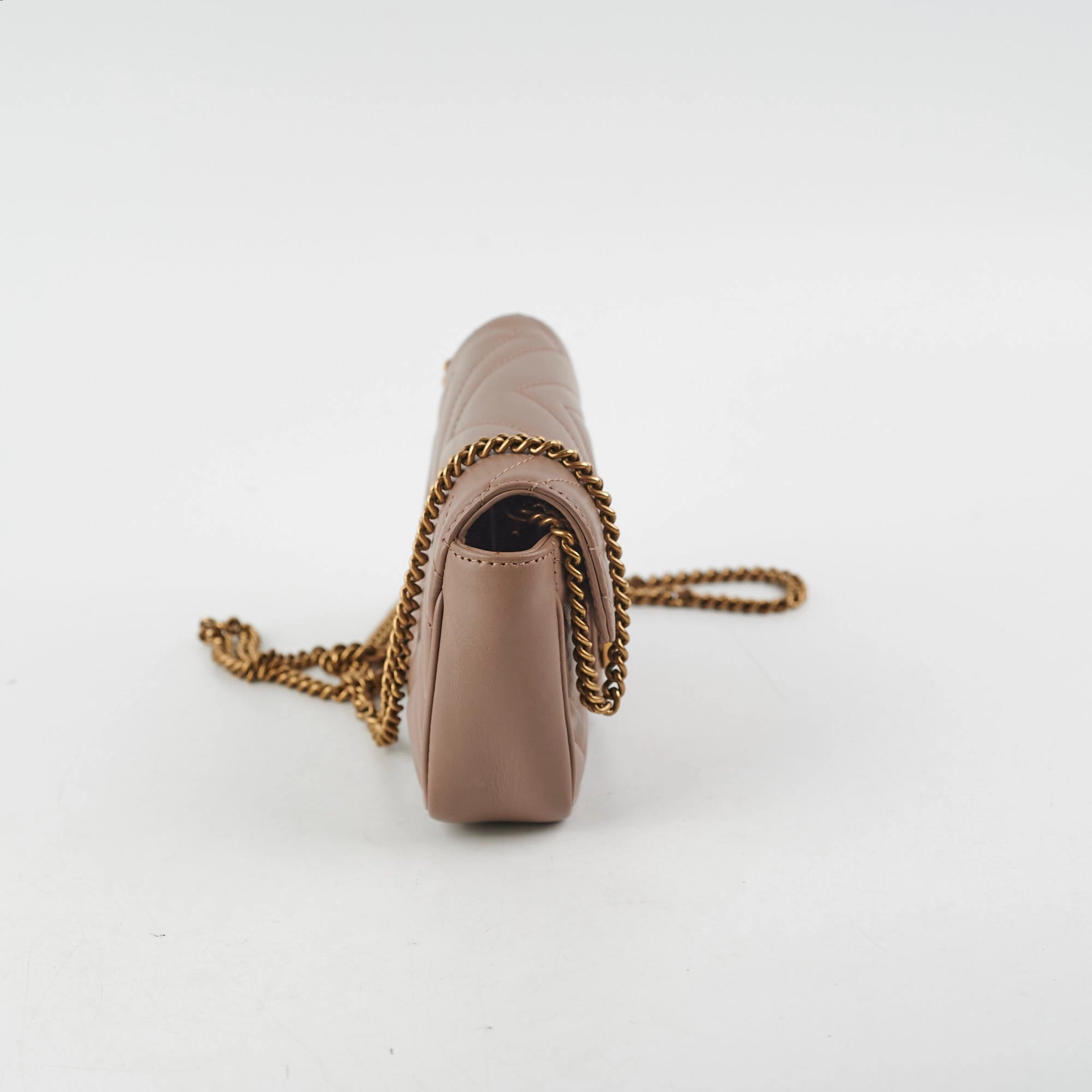 Gucci Super Mini Marmont Pink Crossbody Bag