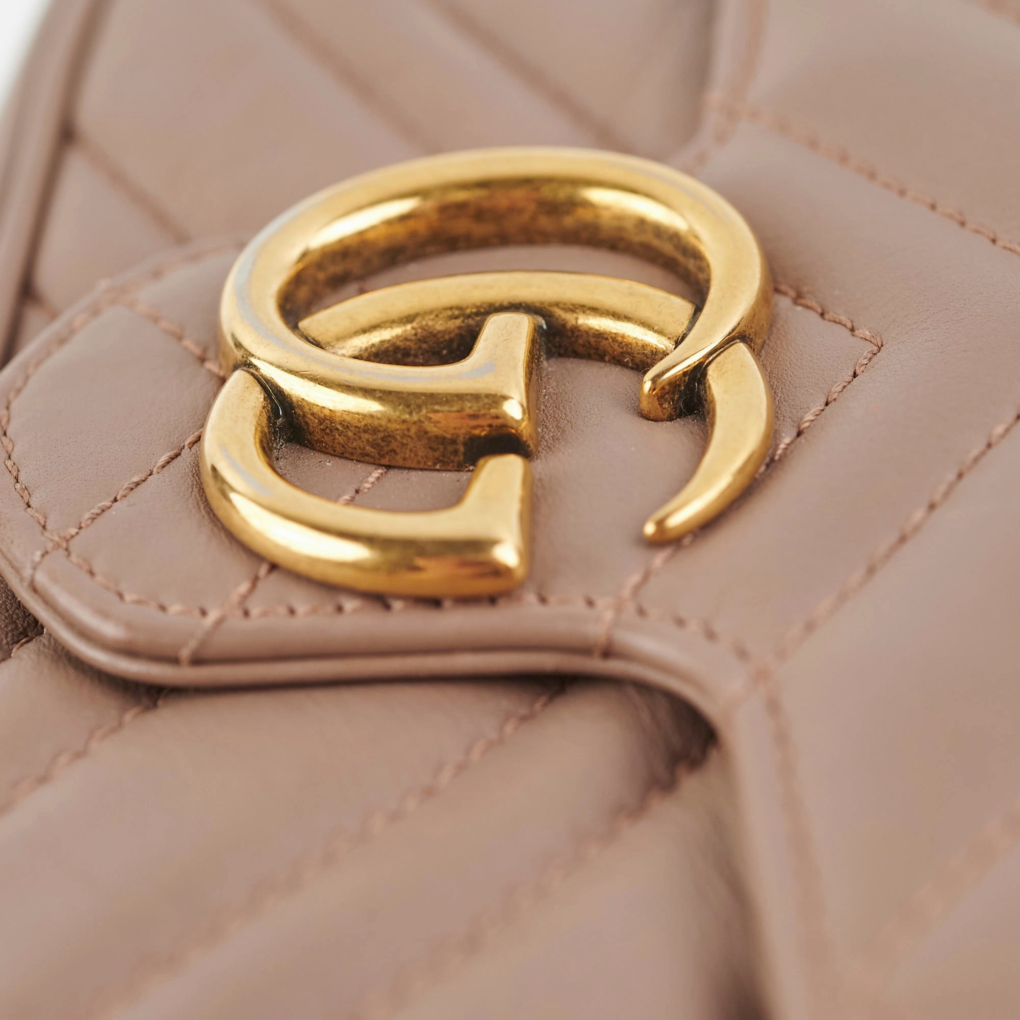 Gucci Super Mini Marmont Pink Crossbody Bag
