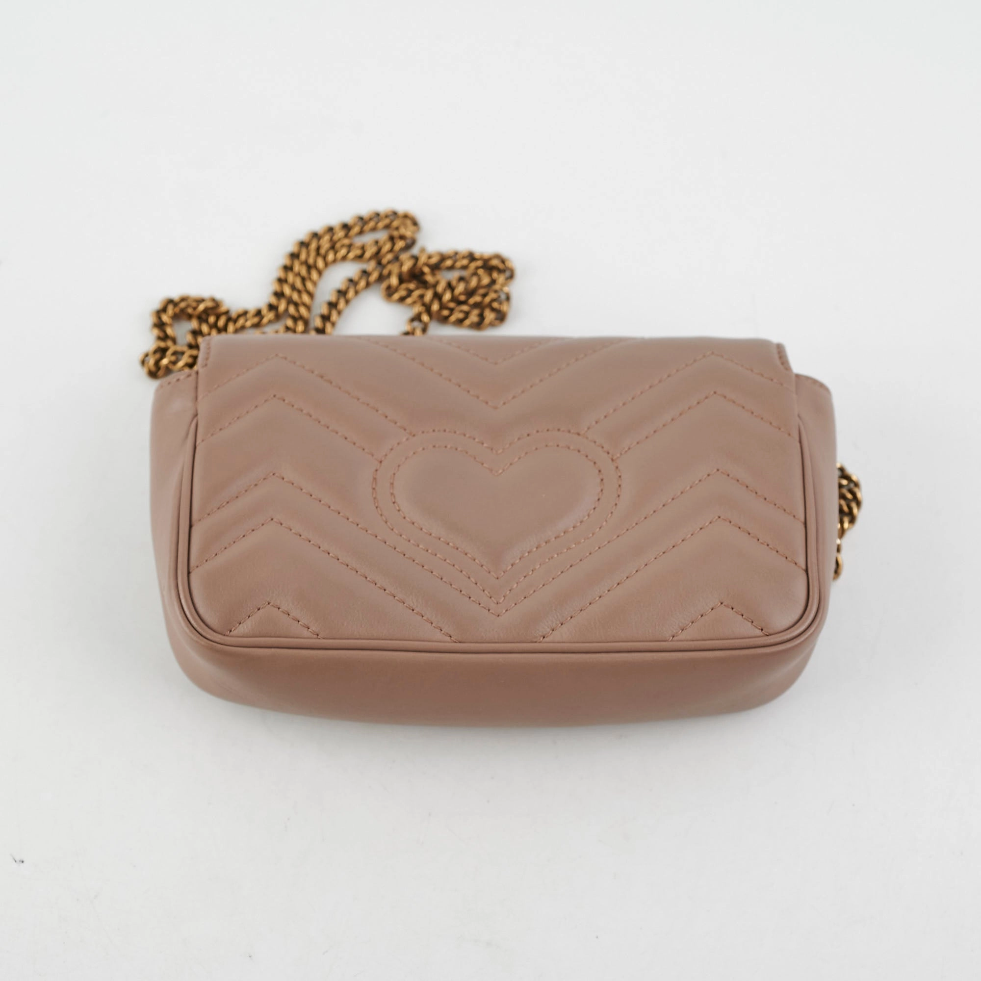 Gucci Super Mini Marmont Pink Crossbody Bag