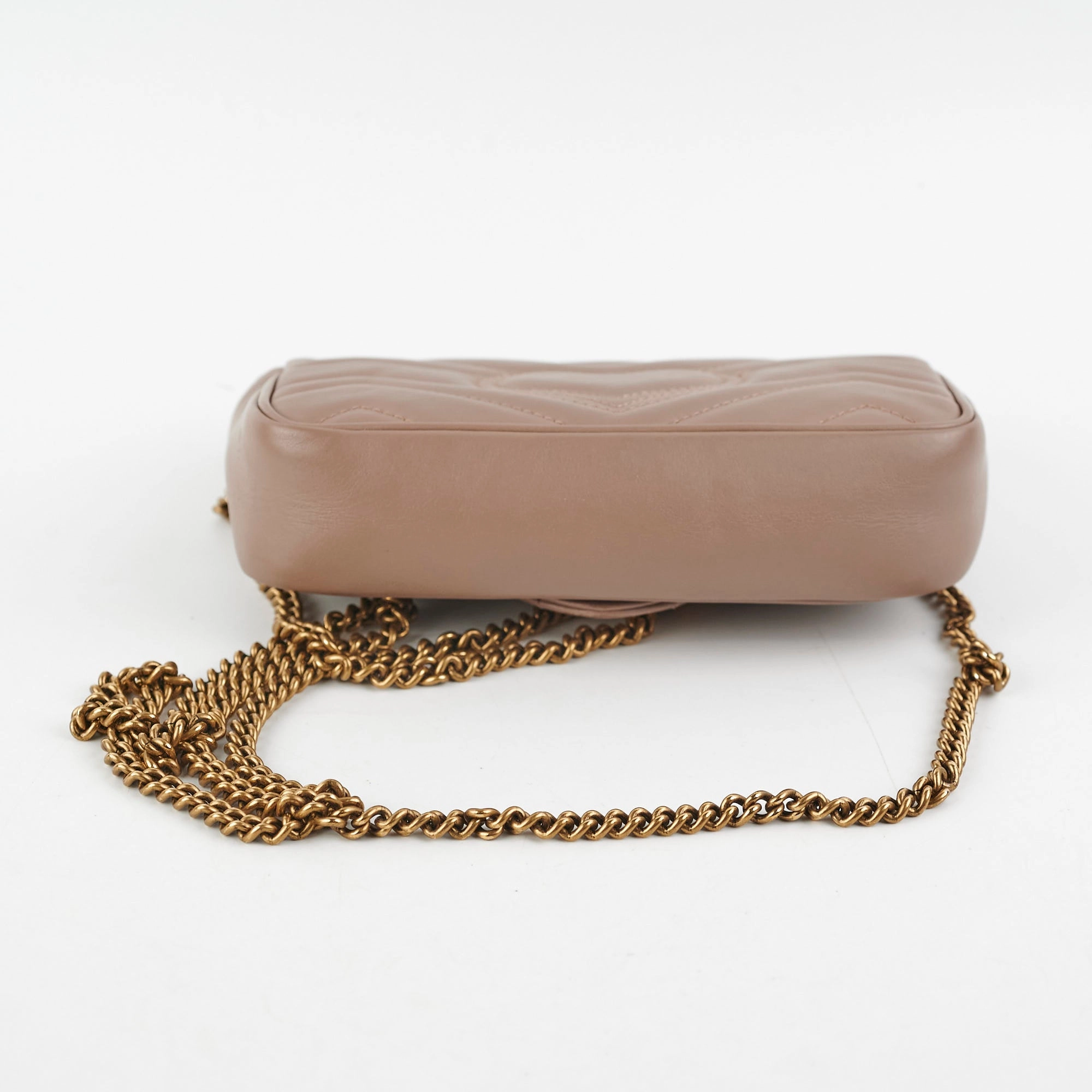 Gucci Super Mini Marmont Pink Crossbody Bag