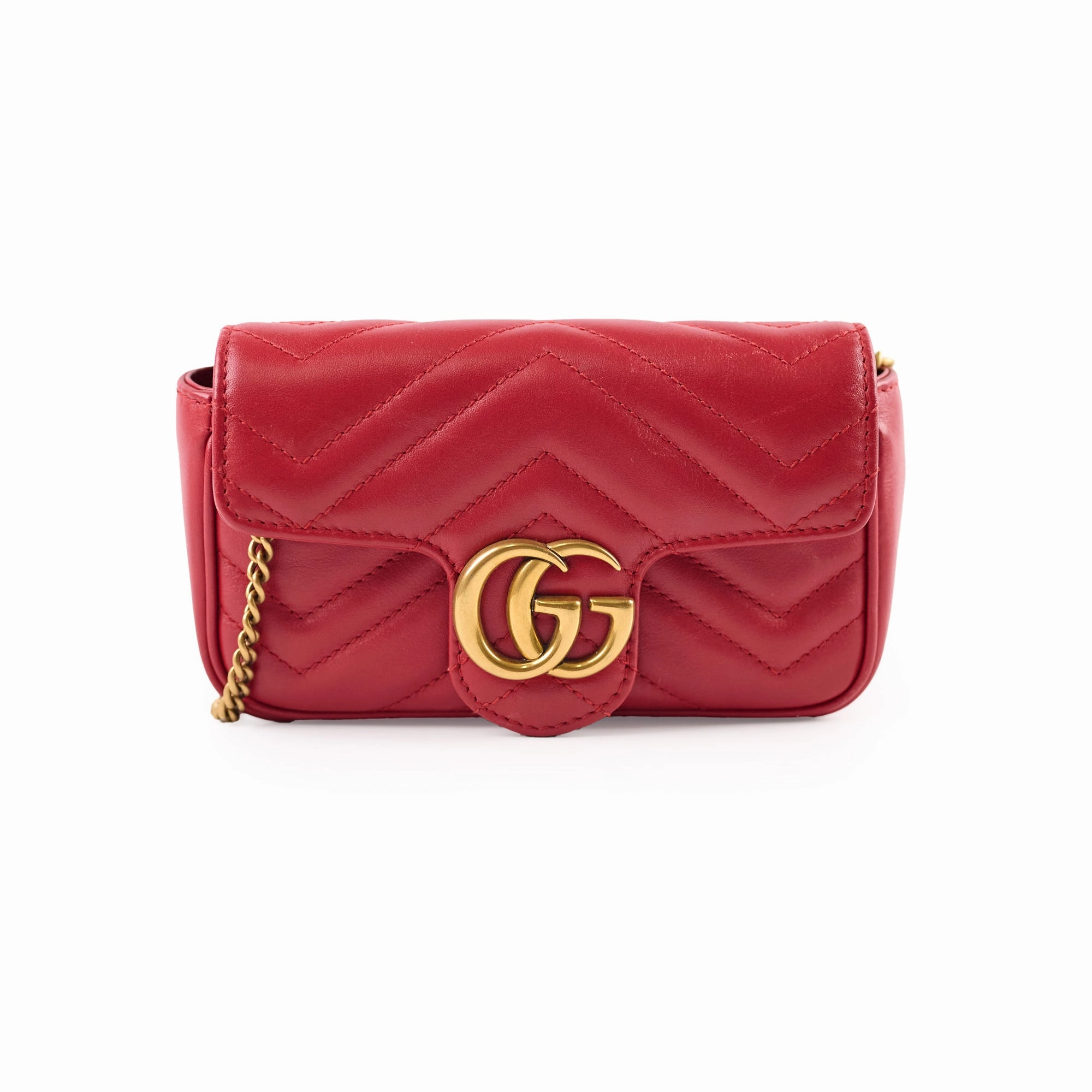 Gucci Supermini Marmont Red