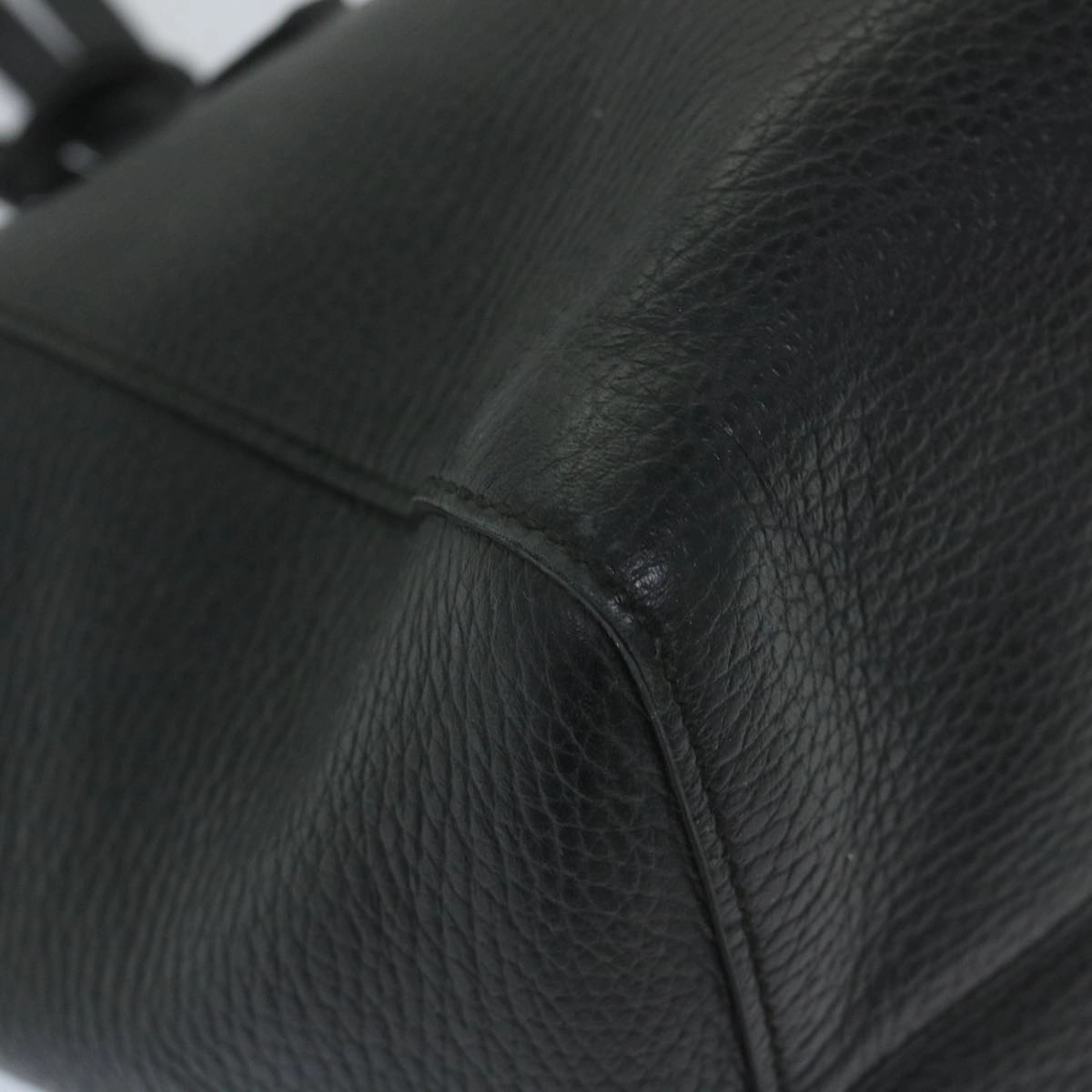 GUCCI Swing Shoulder Bag Leather Black 354408  ep2176