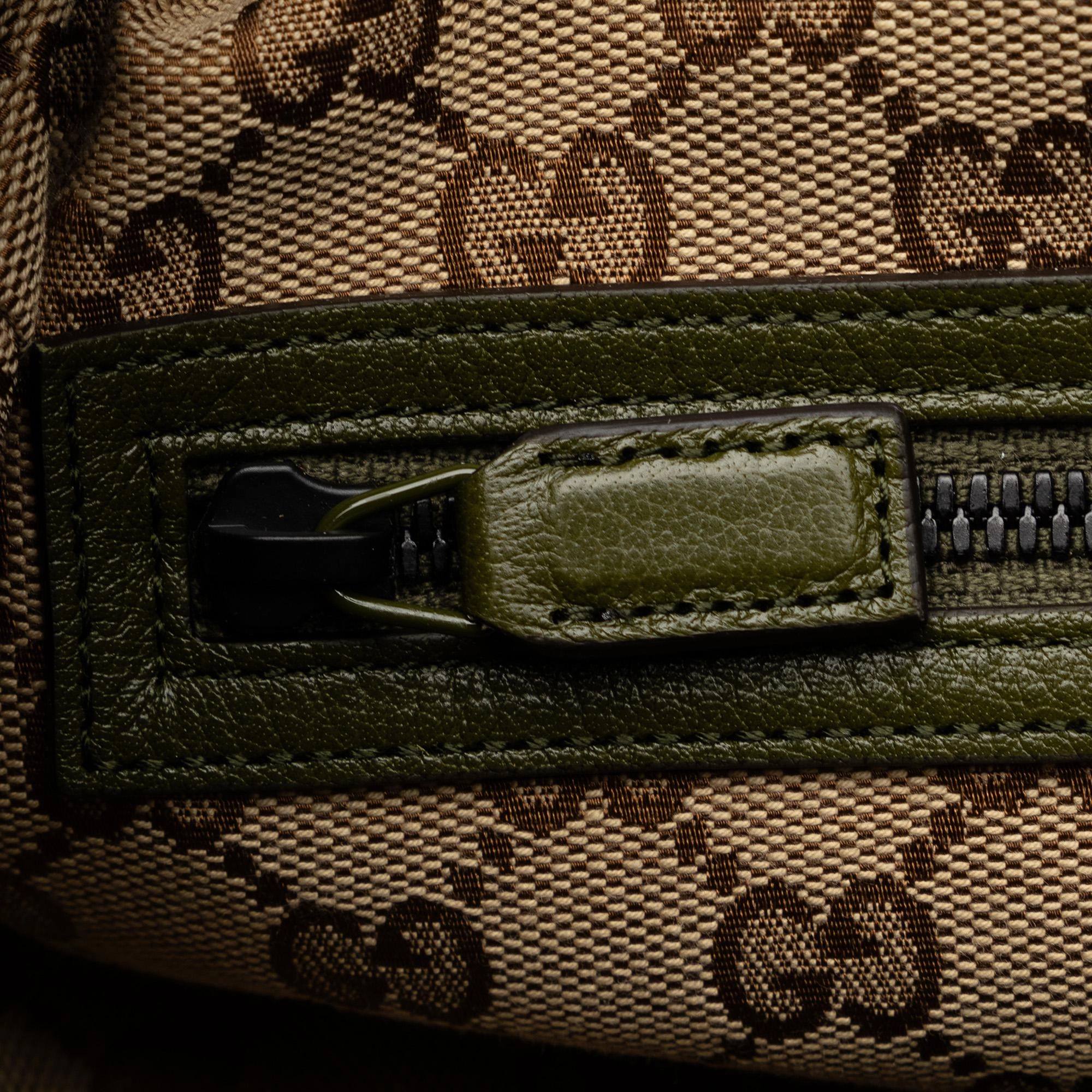 Gucci Tonal GG Double Pocket Belt Backpack (SHG-SC1jz3)