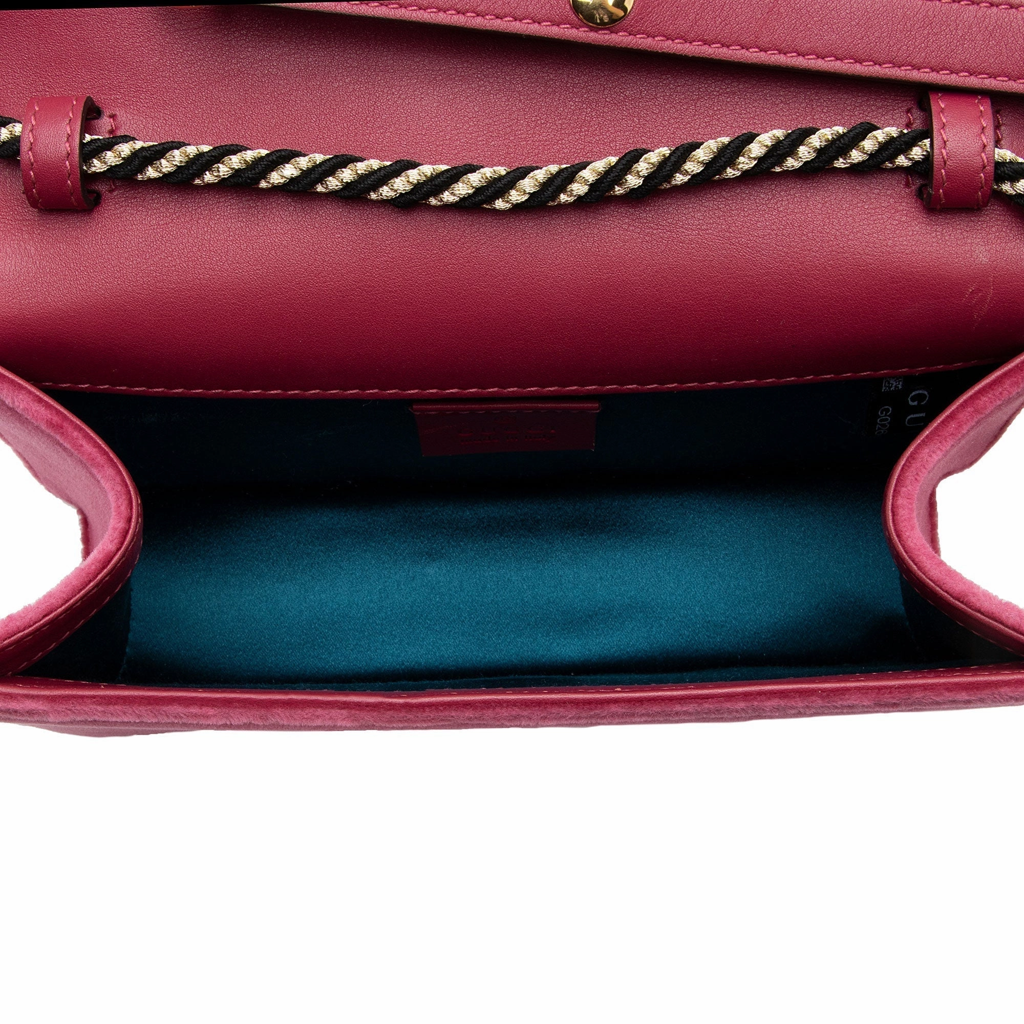 Gucci Velvet Crystal G Shoulder Bag (SHF-y04HzV)