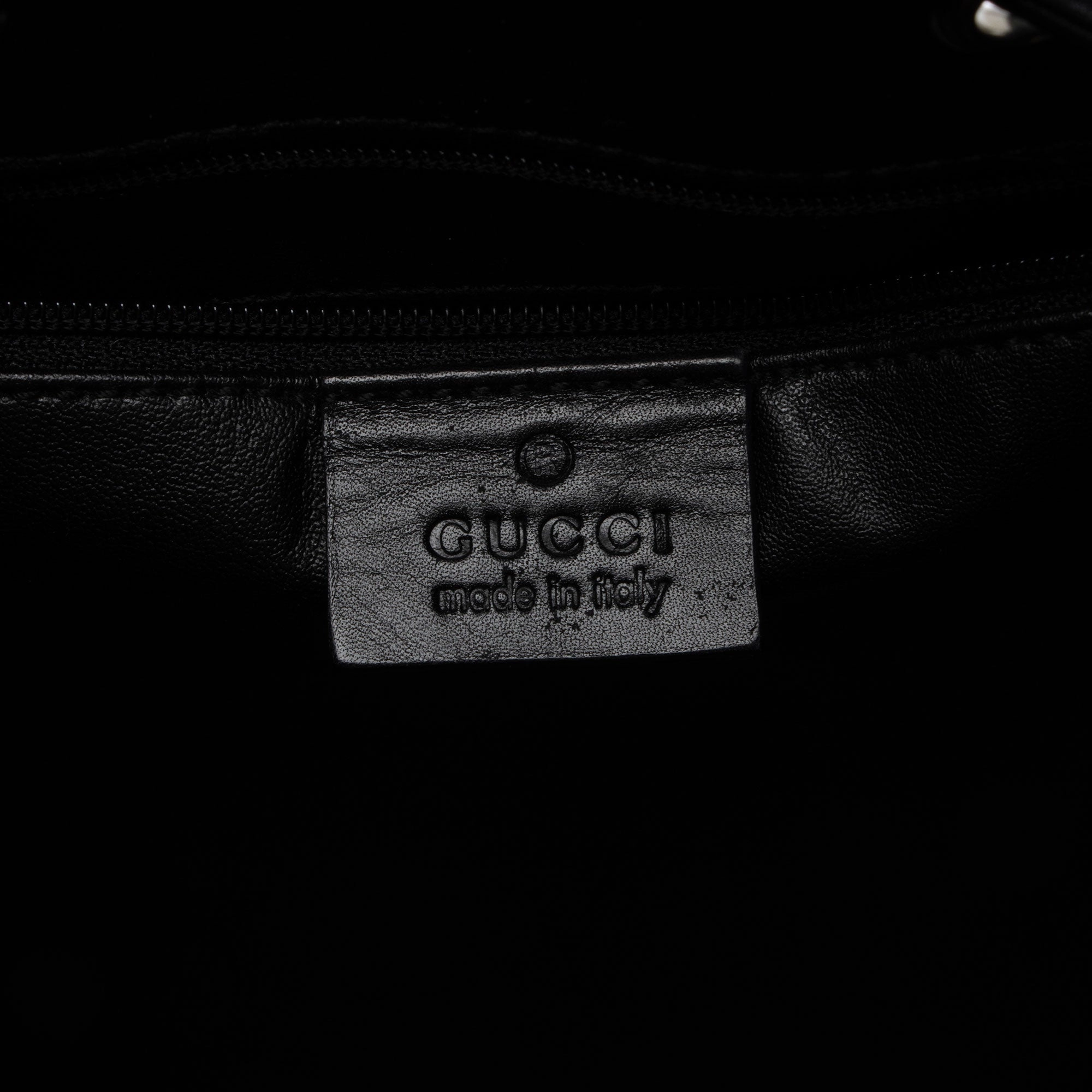 Gucci Vintage GG Canvas Drawstring Shoulder Bag (SHF-9kJYvQ)