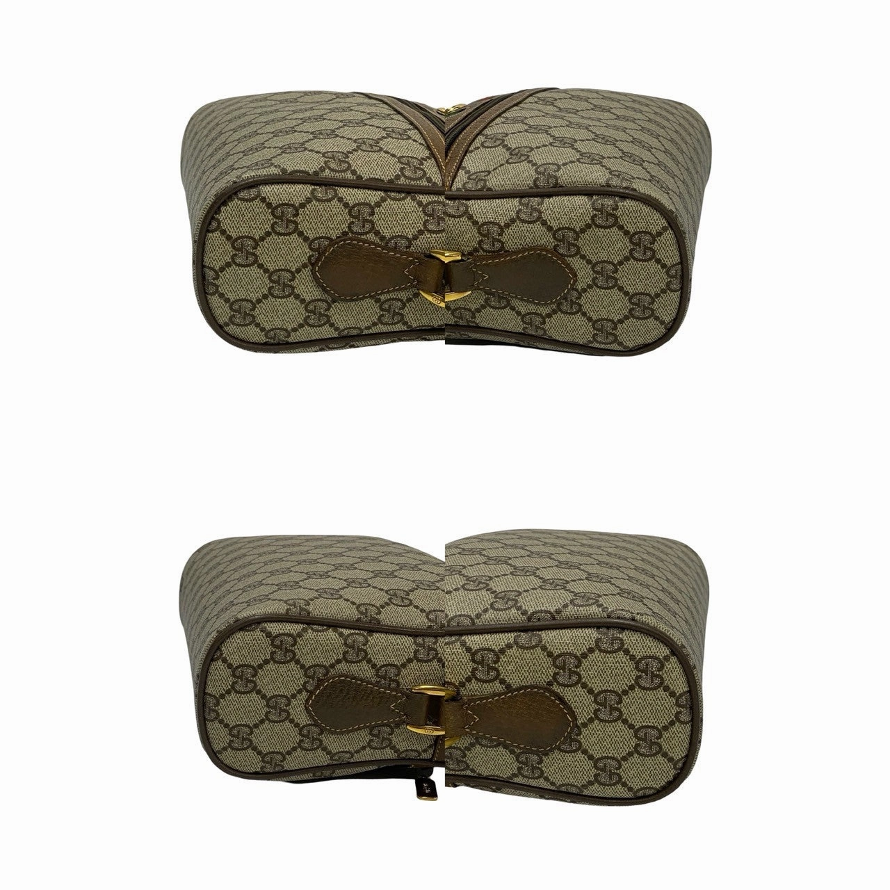 Gucci Vintage Leather Shoulder Bag Brown
