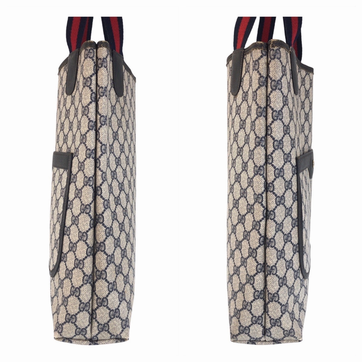 Gucci Vintage PVC Tote Shoulder Bag