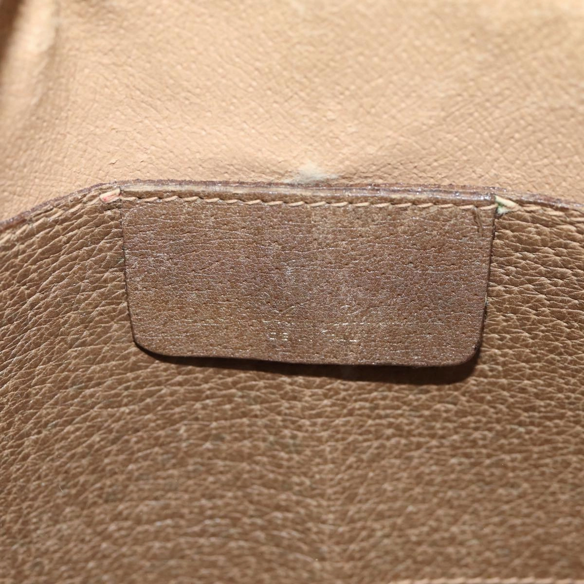 GUCCI Web Sherry Line GG Supreme Shoulder Bag PVC Beige 904 02 047  78759