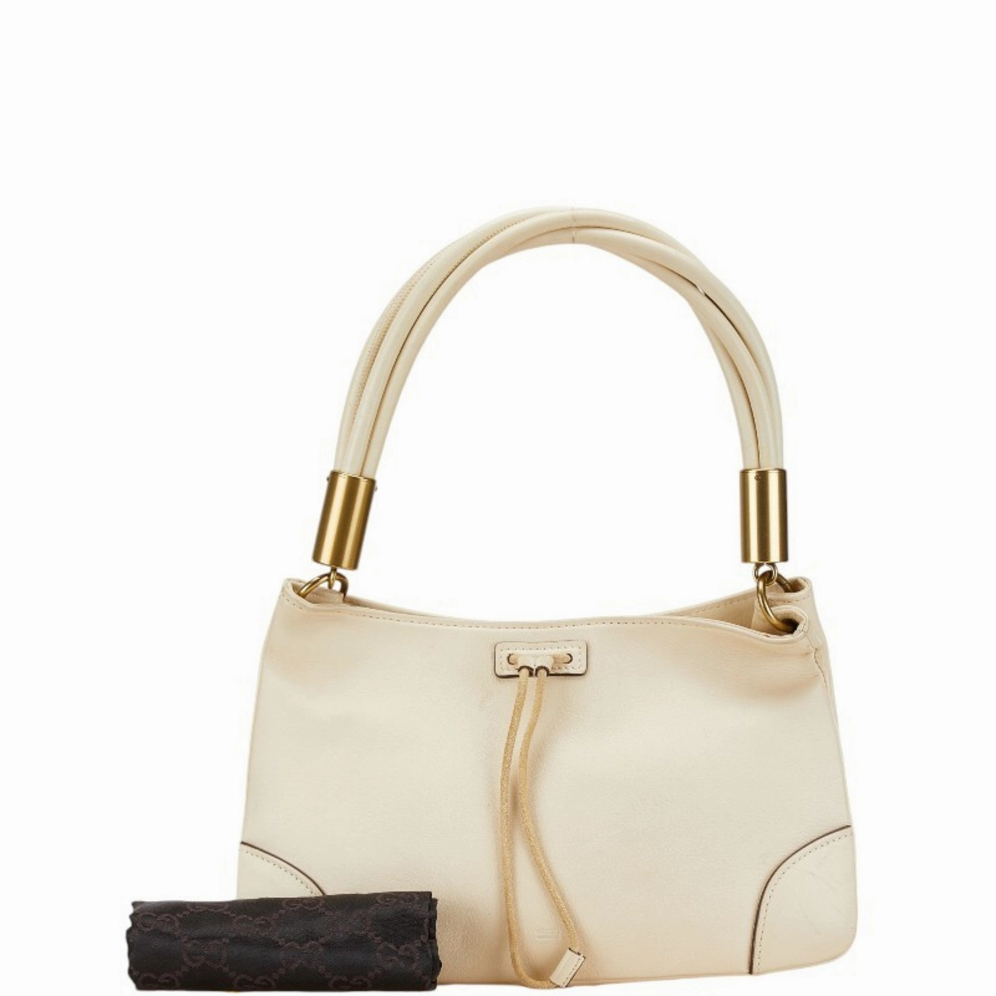 Gucci White Leather Shoulder Bag ()