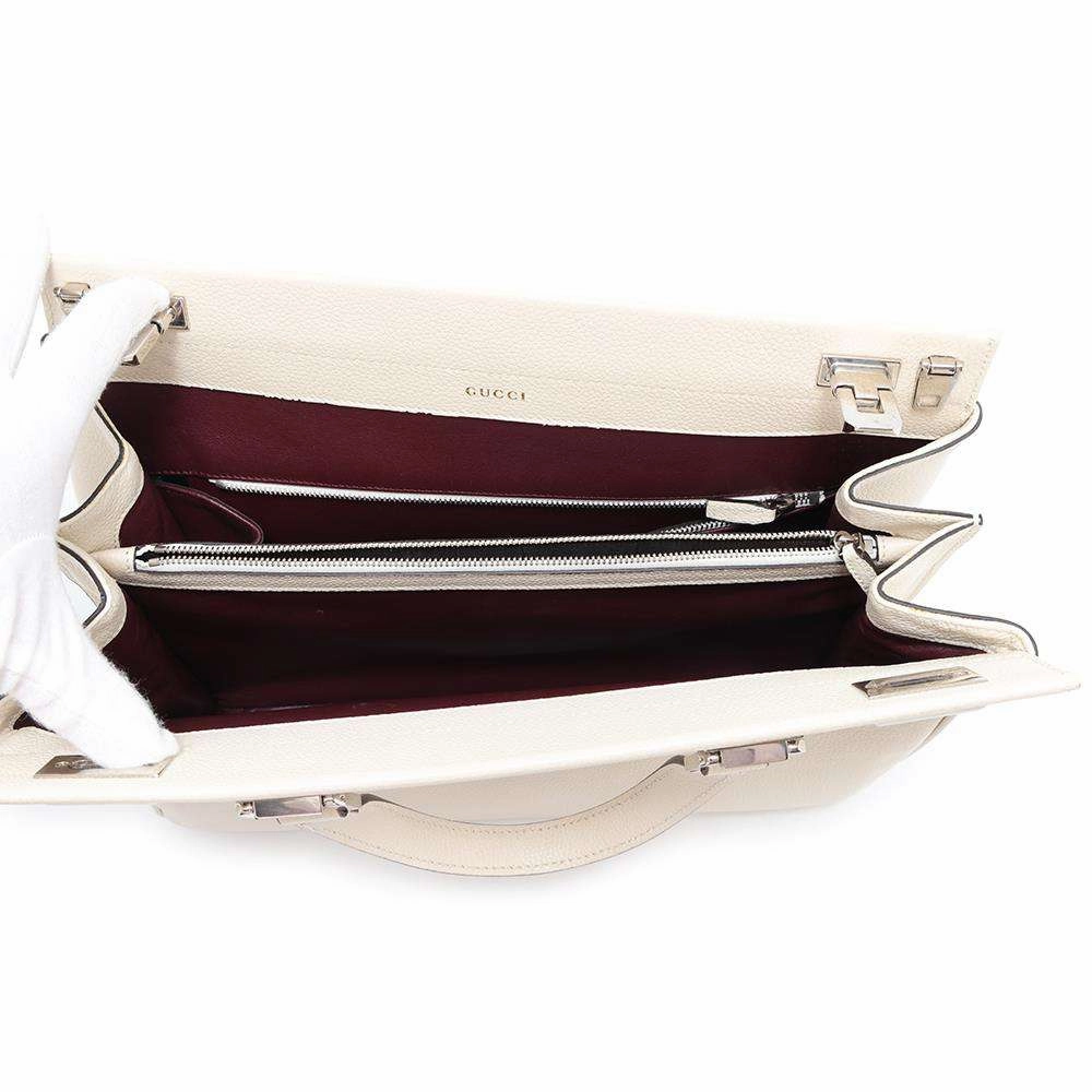 GUCCI Zumi 2WAY Shoulder Bag Ivory564714 Leather