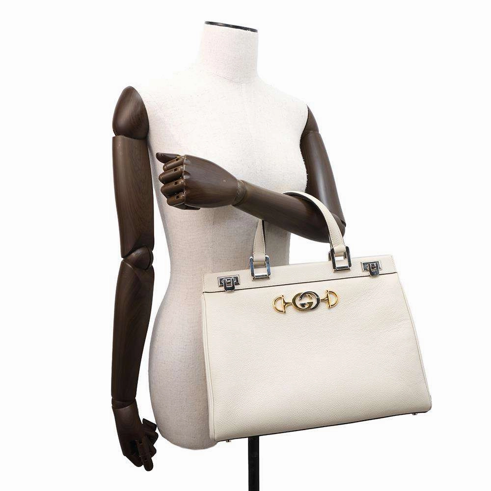 GUCCI Zumi 2WAY Shoulder Bag Ivory564714 Leather