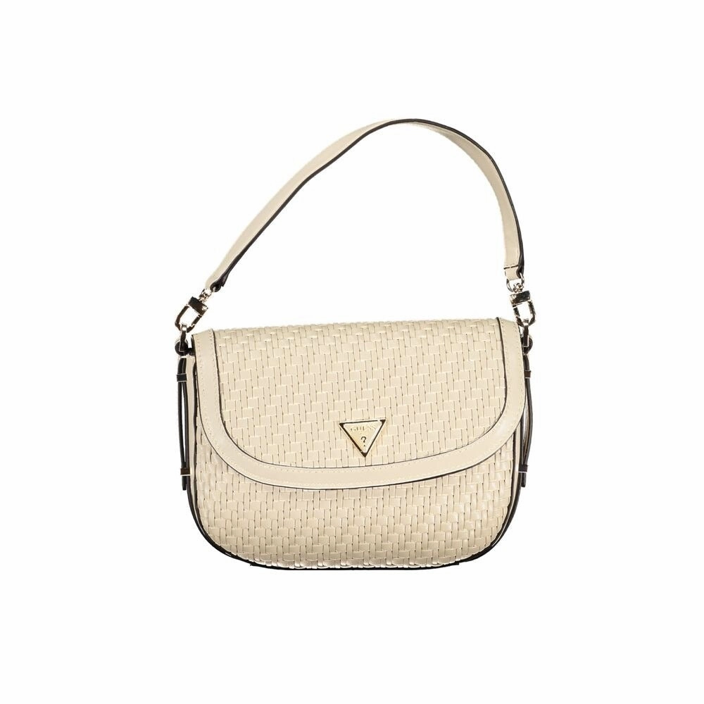 Guess Jeans Beige Polyethylene Women's Handbag
