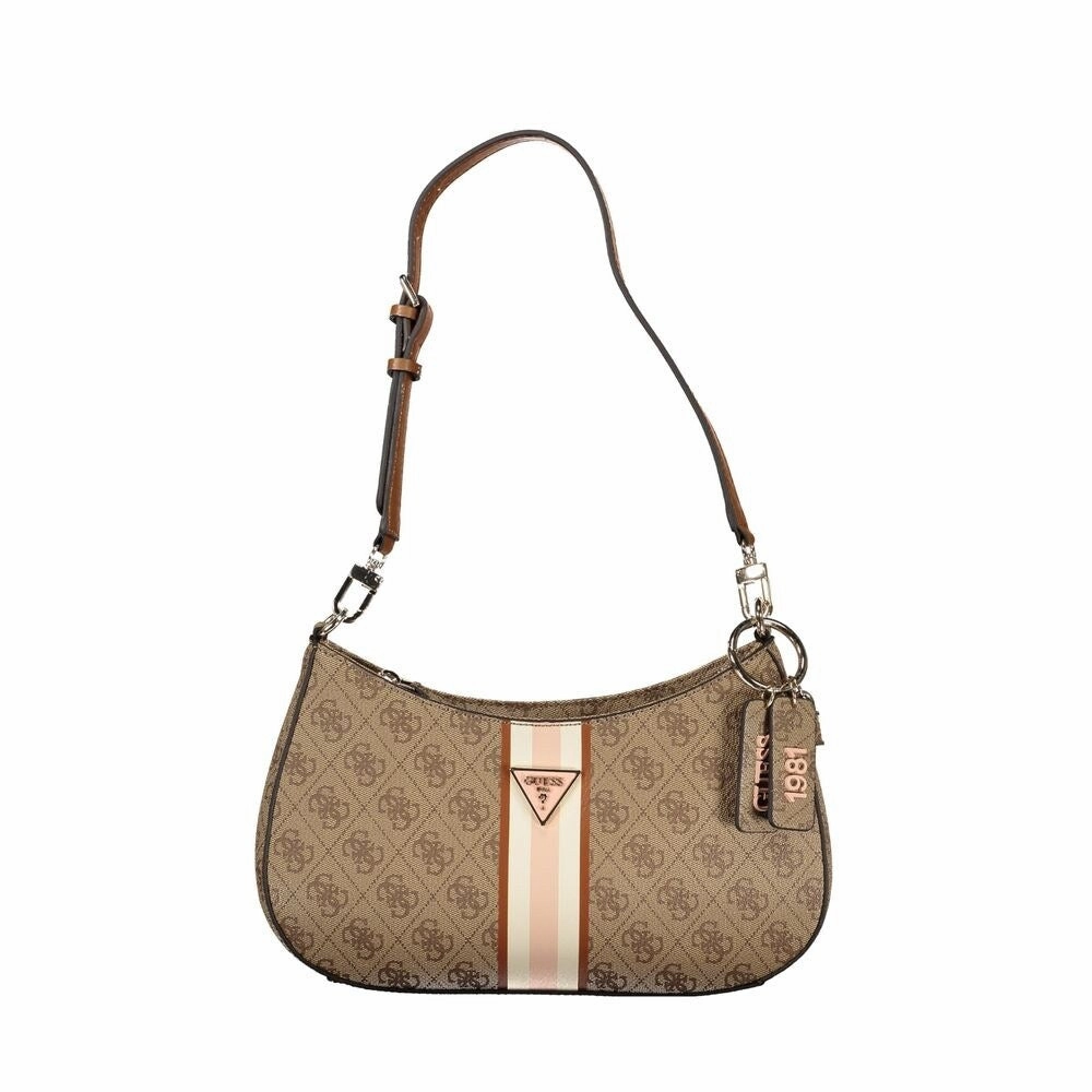 Guess Jeans Beige Polyethylene Women's Handbag