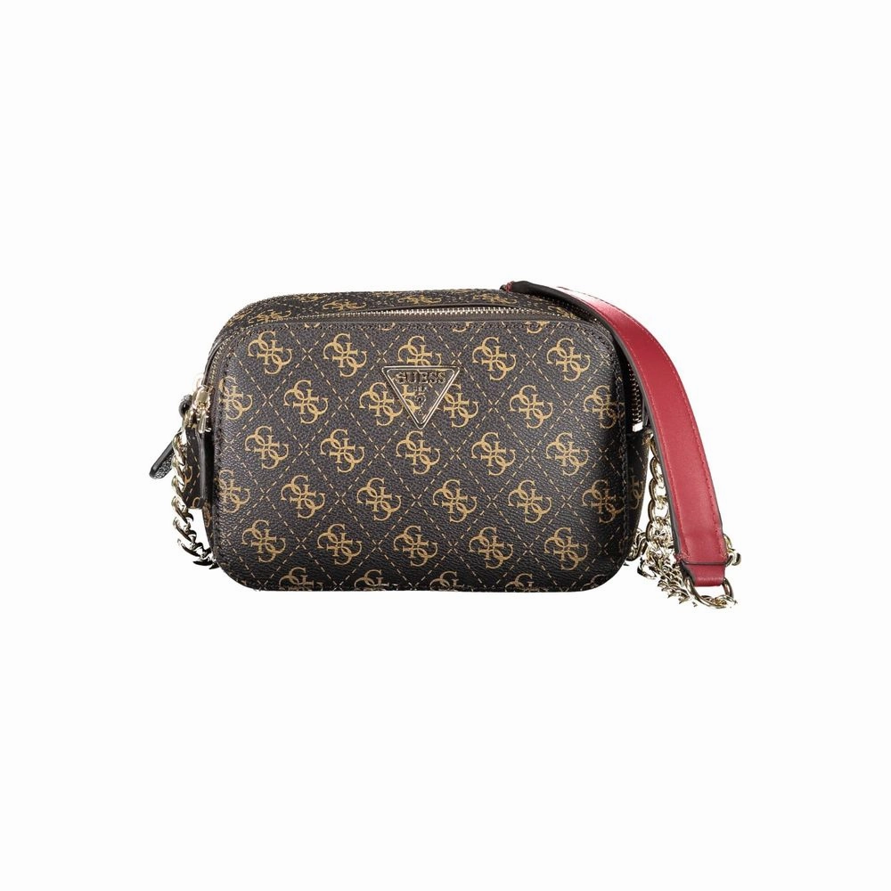 Guess Jeans Brown Polyethylene Handbag