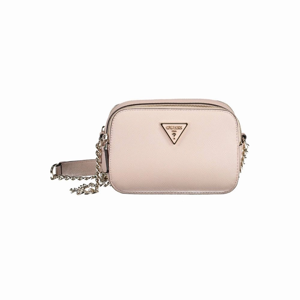 Guess Jeans Pink Polyethylene Handbag