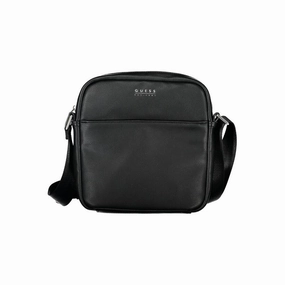 Guess Jeans Sleek Black Polyethylene Shoulder Men's Bag